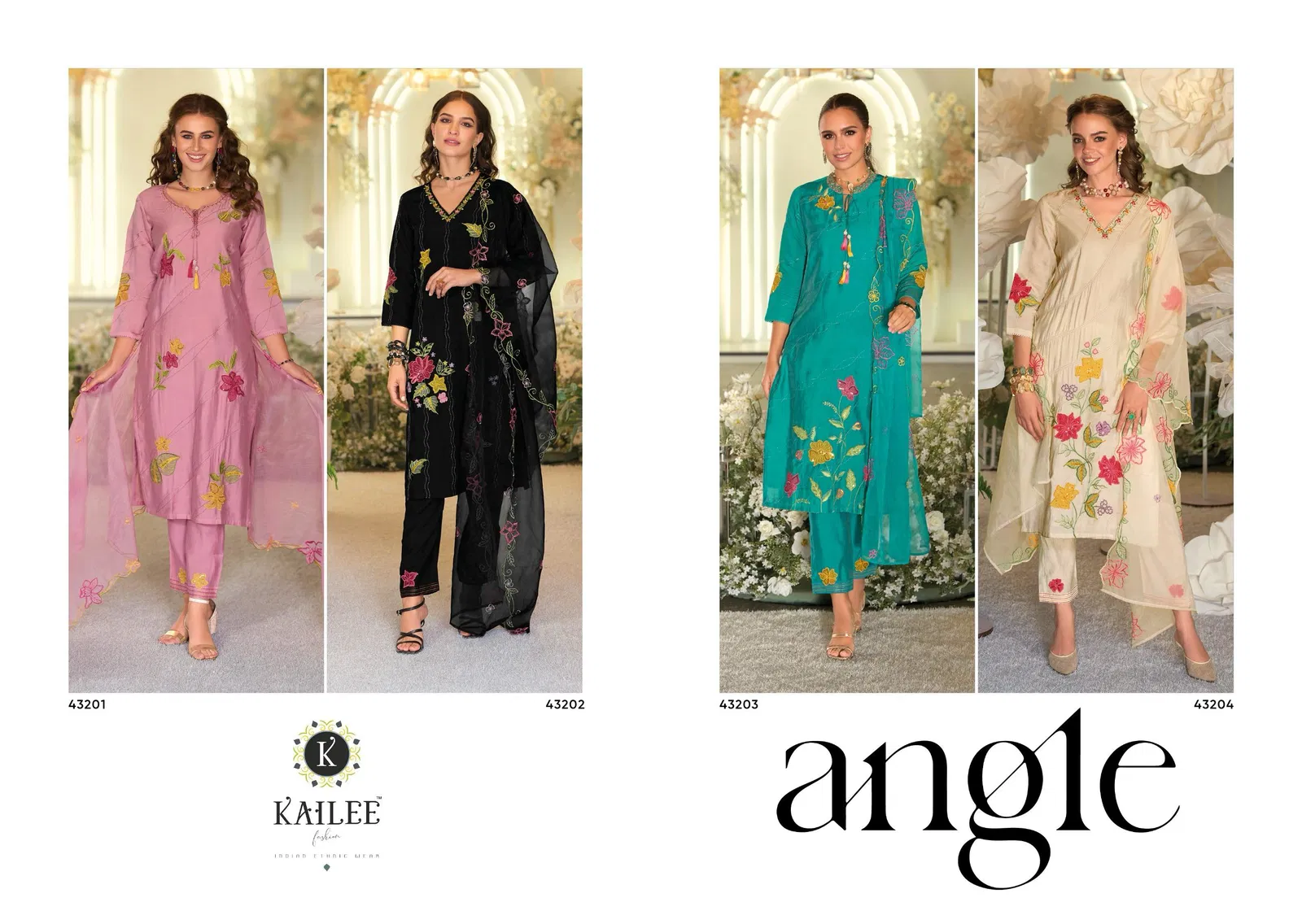 Angel By Kailee Viscose Kurti With Bottom Dupatta Wholesale Online